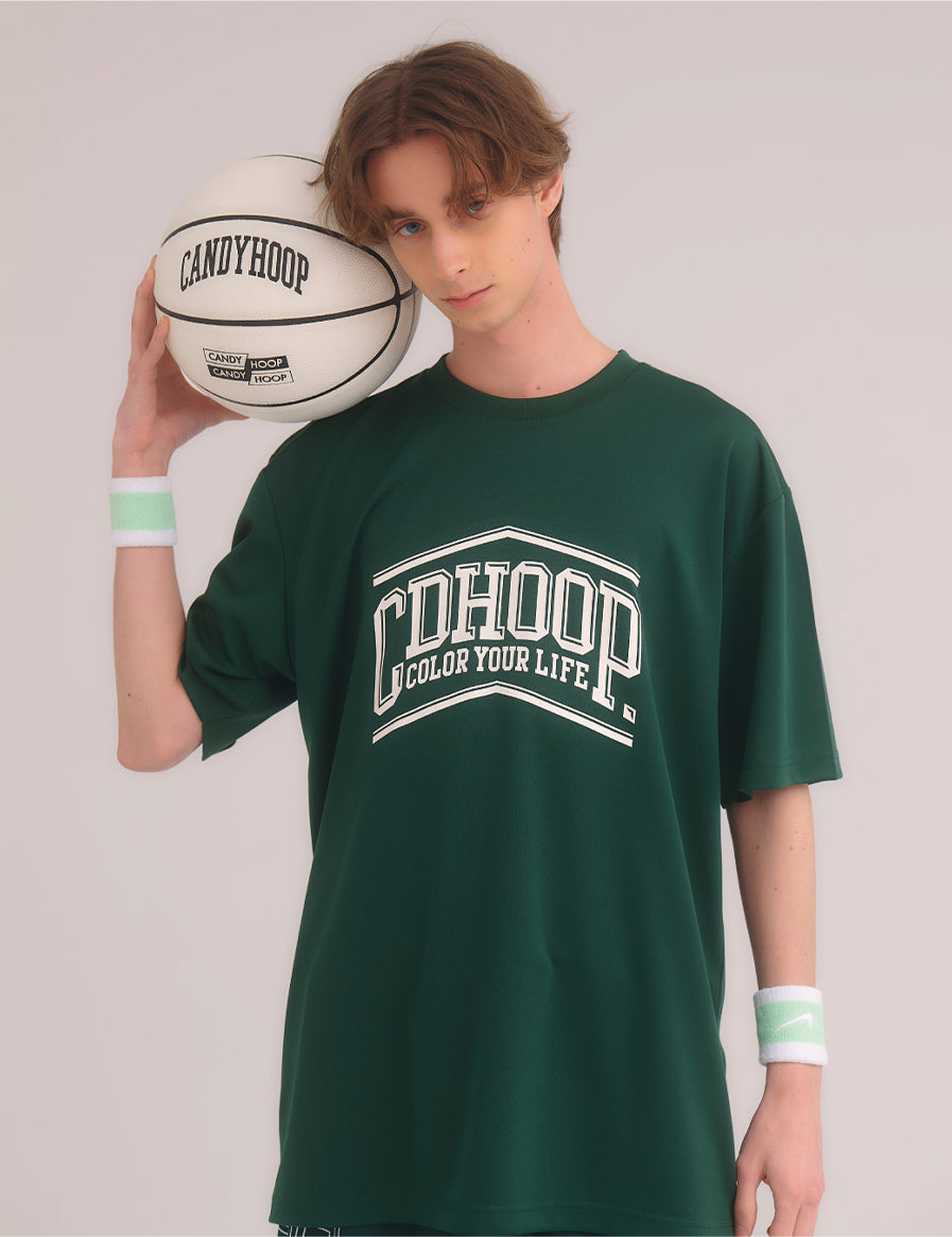 ARCH LOGO DRY TEE (GREEN) - CandyHoop