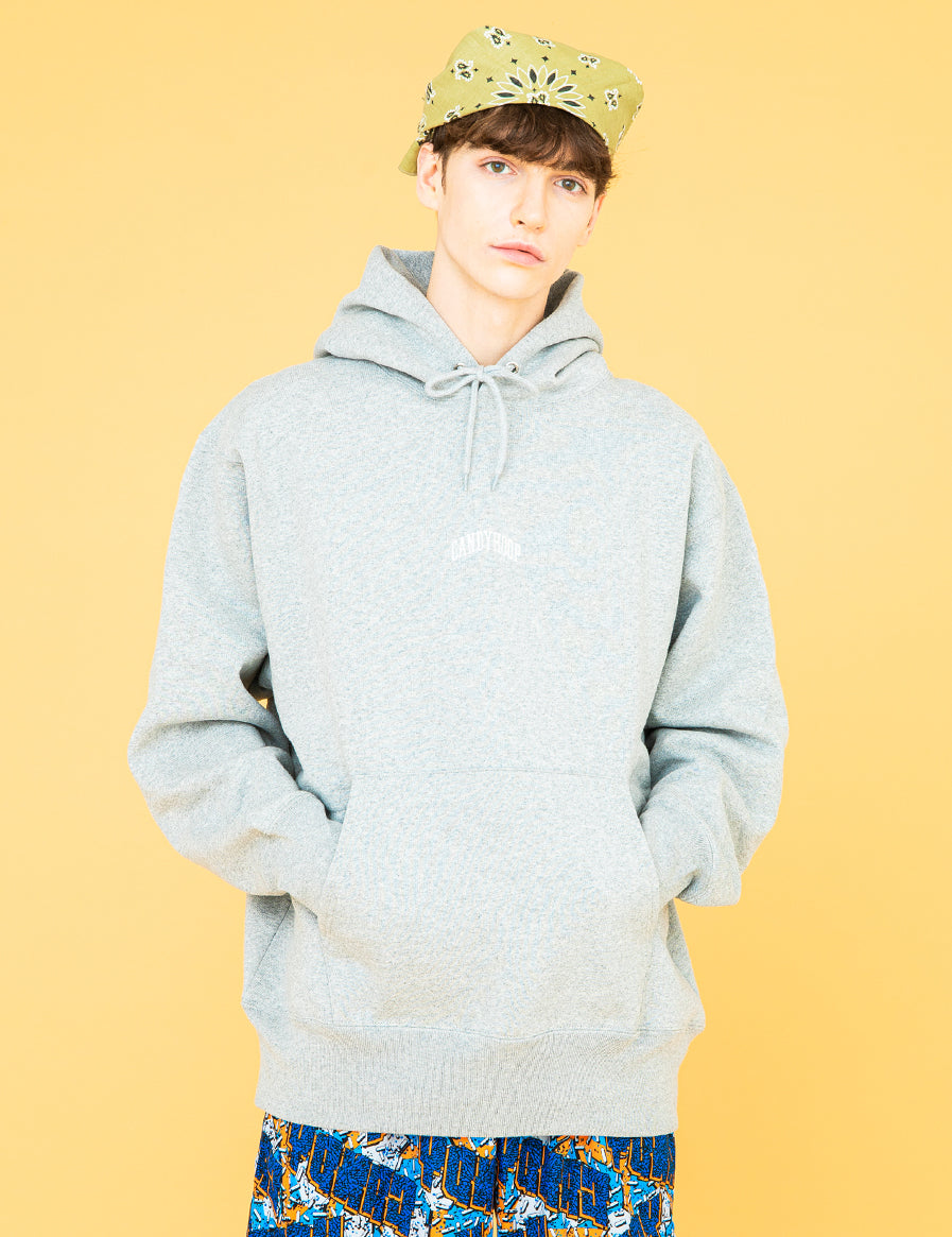 ARCH LOGO HOODIE (GRAY) - CandyHoop