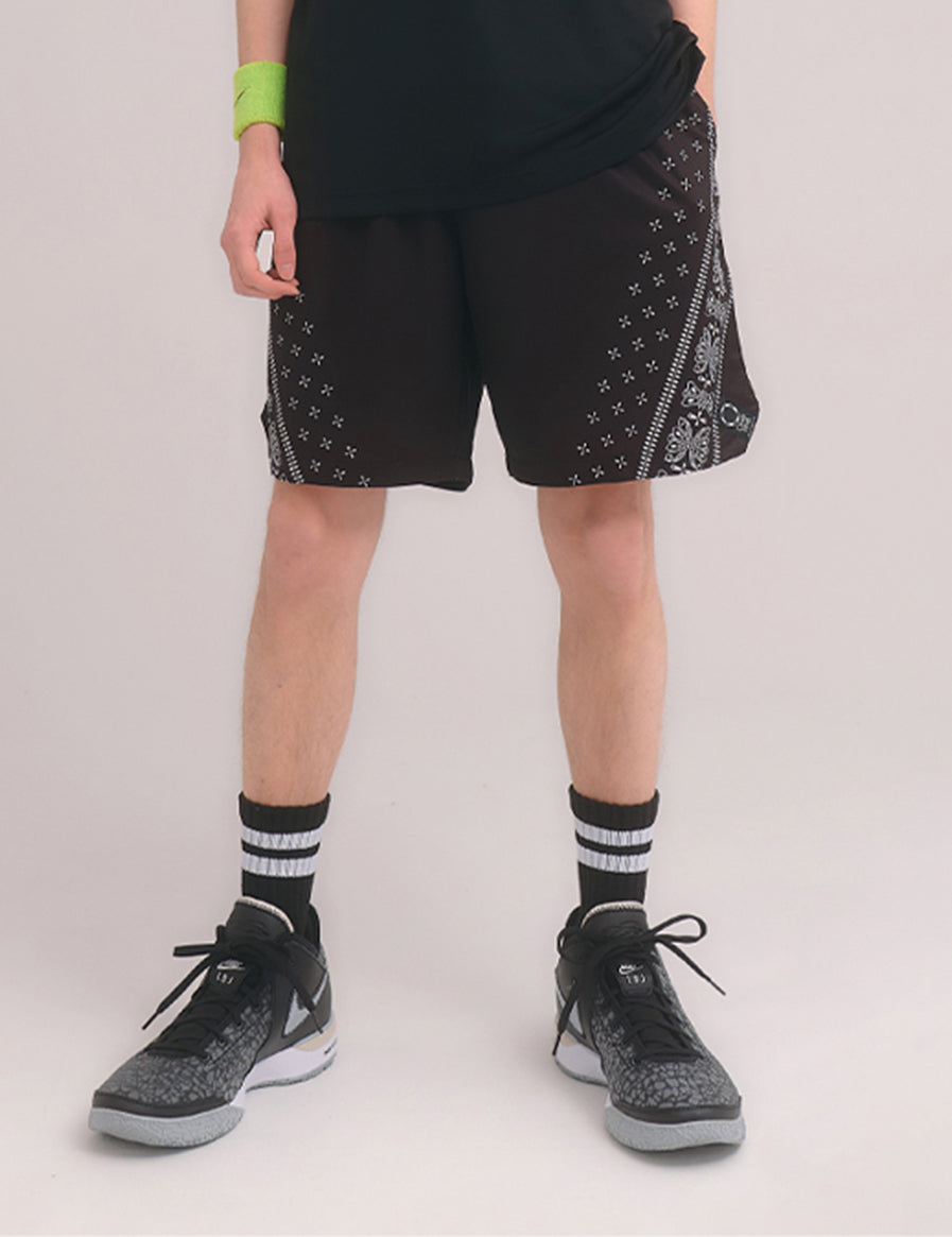 BANDANA SHORTS (BLACK) - CandyHoop