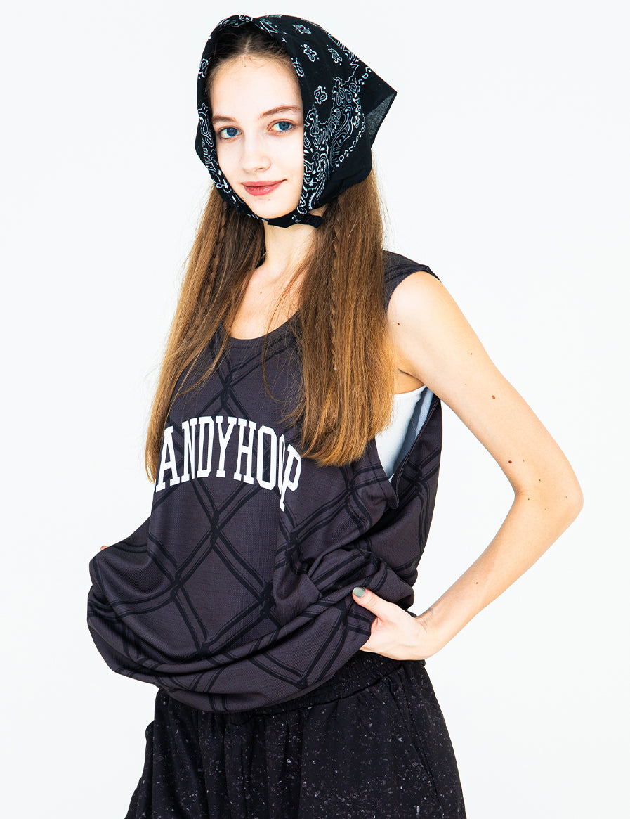 CAGE TANK TOP (BLACK) - CandyHoop