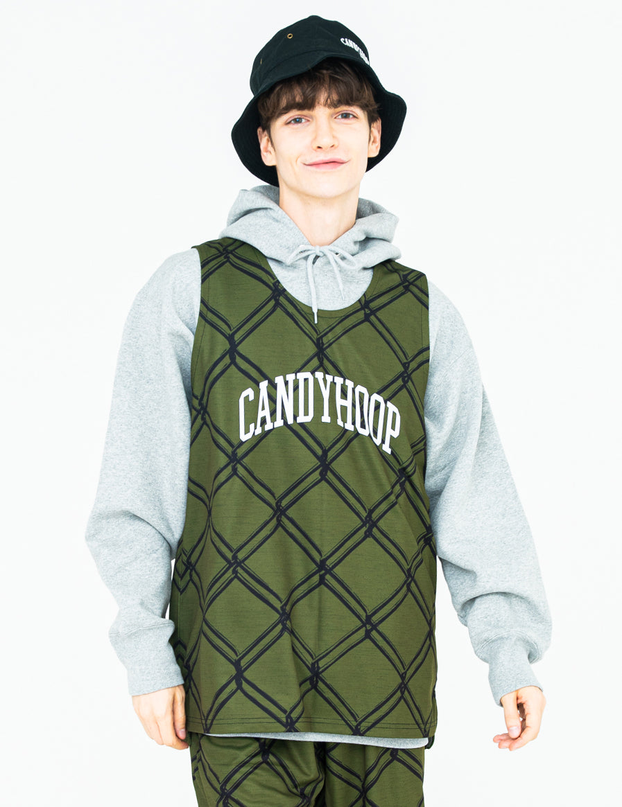 CAGE TANK TOP (OLIVE) - CandyHoop