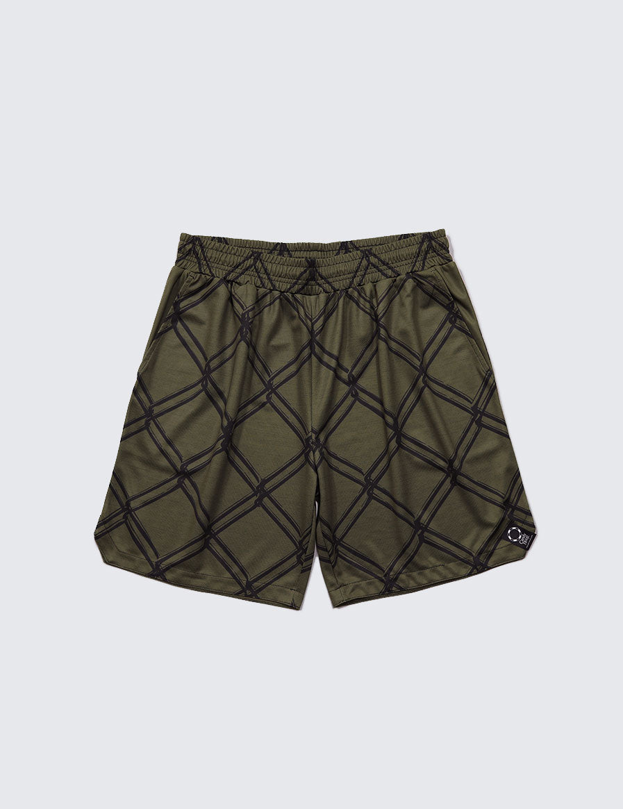CAGE SHORTS (OLIVE) - CandyHoop