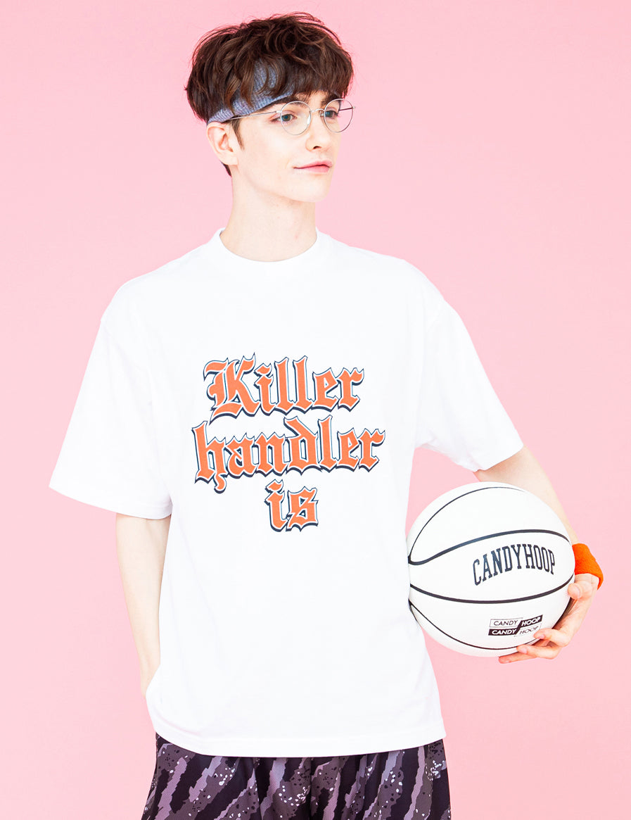 KILLER HANDLER COTTON TEE (WHITE) - CandyHoop