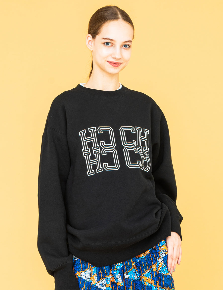 MONOGRAM SWEAT (BLACK) - CandyHoop