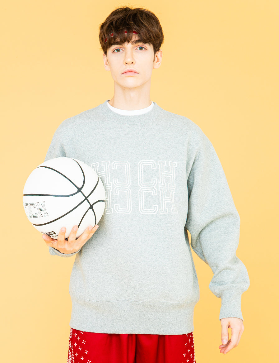 MONOGRAM SWEAT (GLAY) - CandyHoop