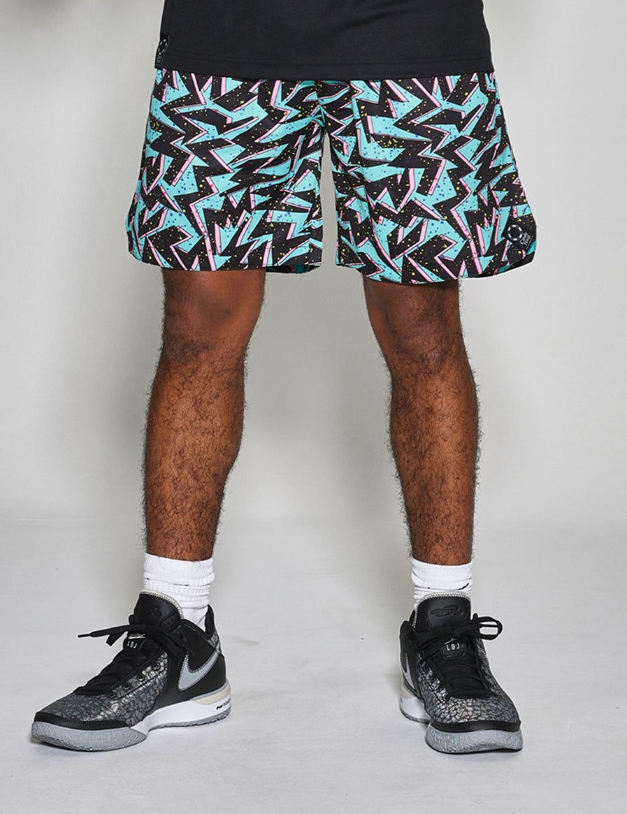 RETRO POP SHORTS (GREEN) - CandyHoop