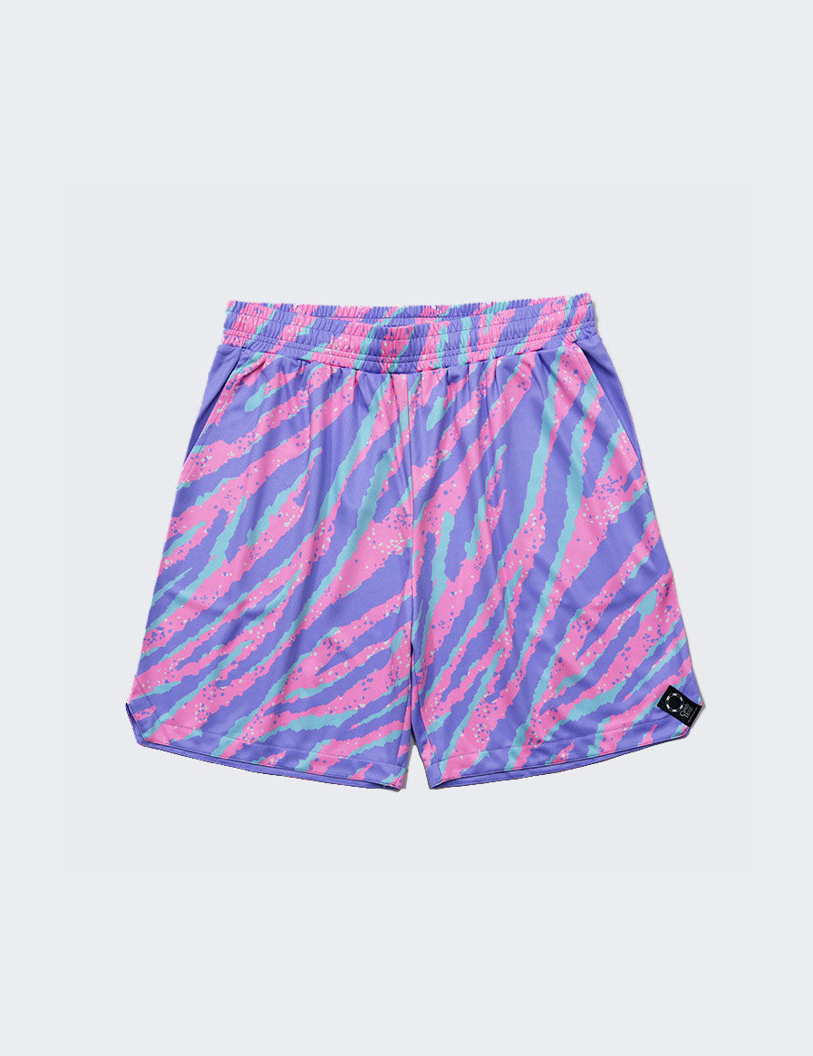 TIGER CAMOUFLAGE SHORTS (PINK) - CandyHoop