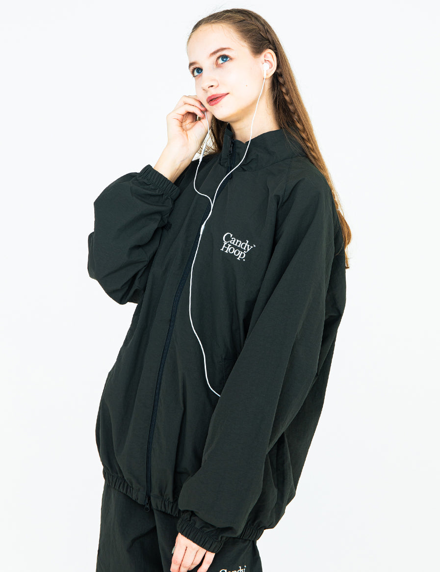 TWIN LOGO NYLON JKT (OLIVE) - CandyHoop