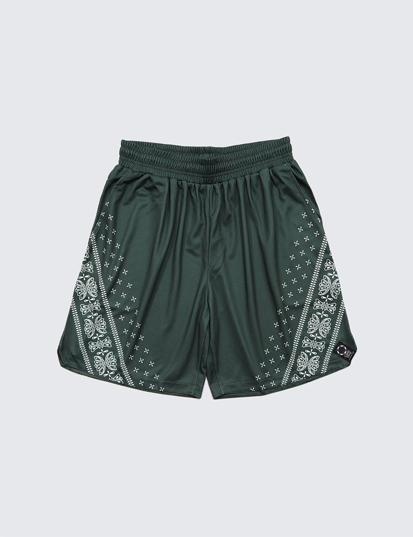 BANDANA SHORTS (GREEN) - CandyHoop