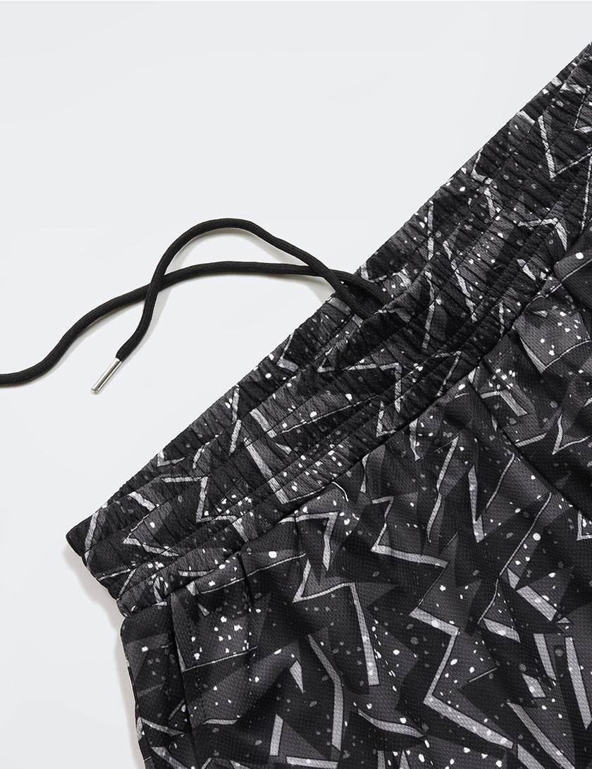 RETRO POP SHORTS (BLACK) - CandyHoop