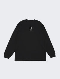 BASIC LOGO DRY LS TEE (BLACK)