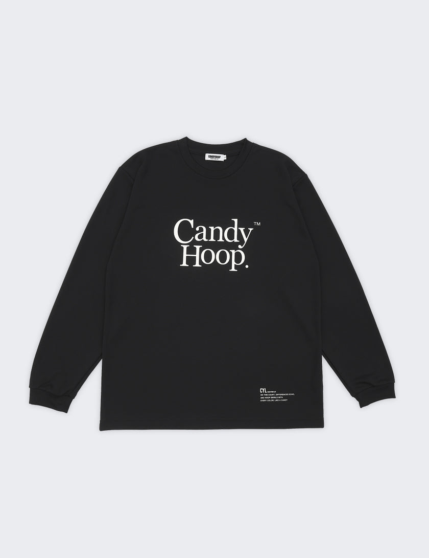 BASIC LOGO DRY LS TEE (BLACK)