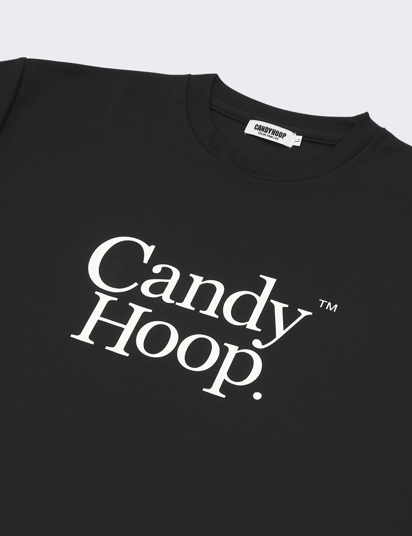 BASIC LOGO DRY LS TEE (BLACK)