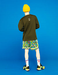 BASIC LOGO DRY LS TEE (OLIVE)