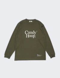 BASIC LOGO DRY LS TEE (OLIVE)