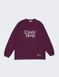 BASIC LOGO DRY LS TEE (PURPLE)