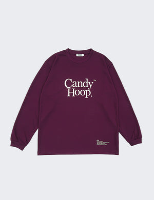 BASIC LOGO DRY LS TEE (PURPLE)
