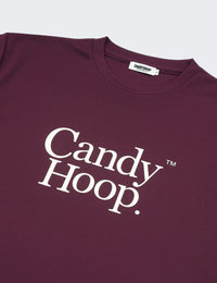 BASIC LOGO DRY LS TEE (PURPLE)