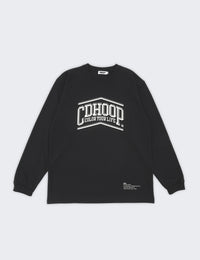 PEAK ARCH LOGO DRY LS TEE (BLACK) - CandyHoop