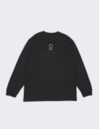PEAK ARCH LOGO DRY LS TEE (BLACK) - CandyHoop