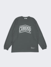 PEAK ARCH LOGO DRY LS TEE (GRAY) - CandyHoop