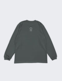 PEAK ARCH LOGO DRY LS TEE (GRAY) - CandyHoop