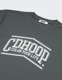 PEAK ARCH LOGO DRY LS TEE (GRAY) - CandyHoop