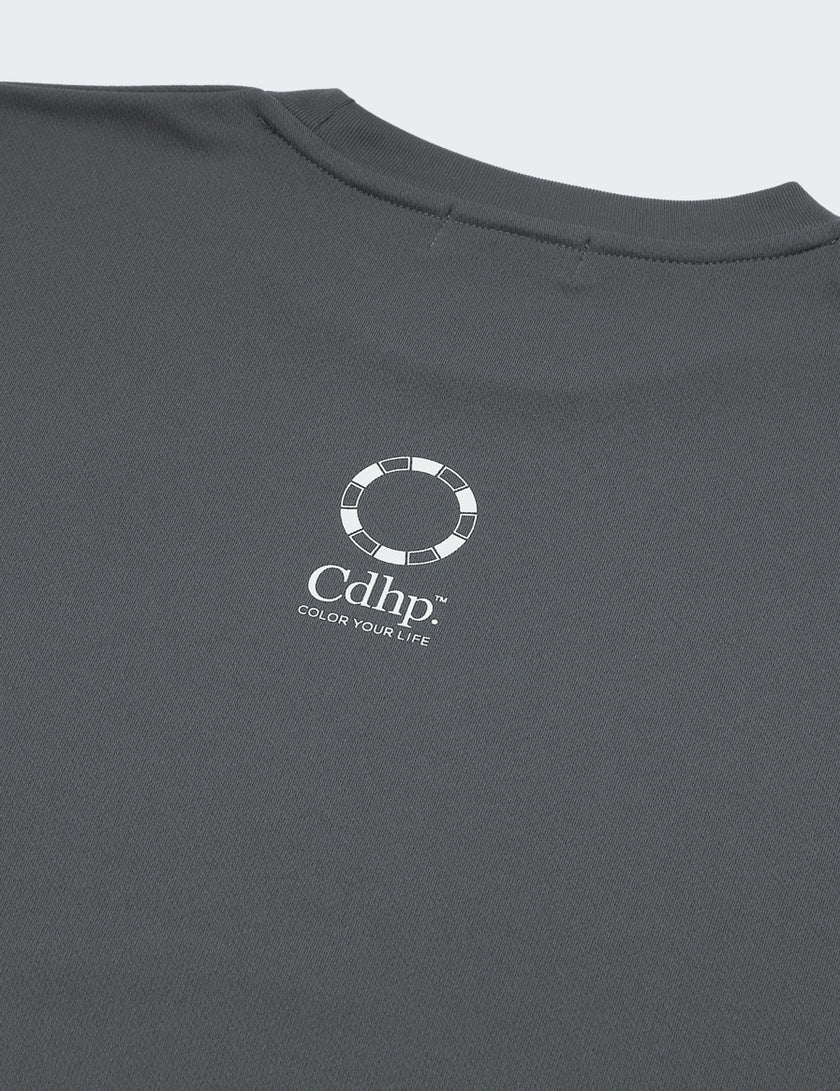 PEAK ARCH LOGO DRY LS TEE (GRAY) - CandyHoop