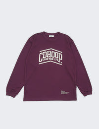 PEAK ARCH LOGO DRY LS TEE (PURPLE) - CandyHoop