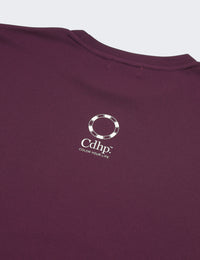PEAK ARCH LOGO DRY LS TEE (PURPLE) - CandyHoop