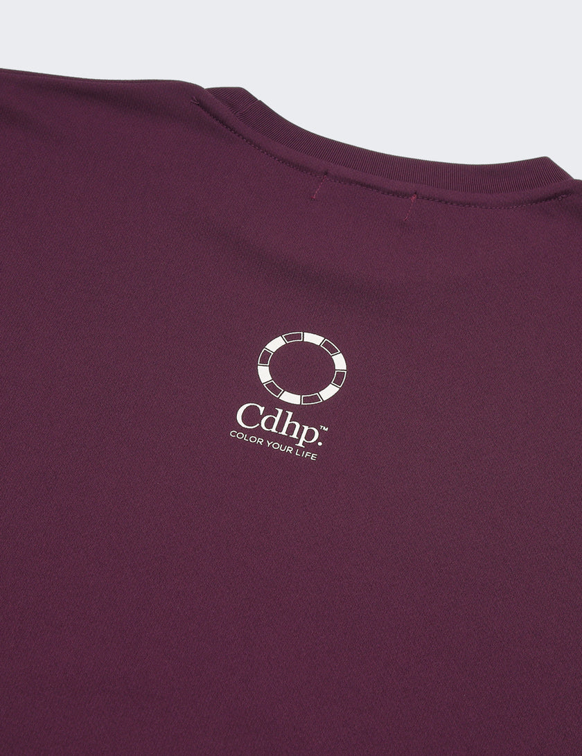 PEAK ARCH LOGO DRY LS TEE (PURPLE) - CandyHoop