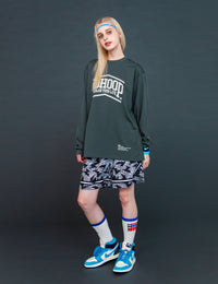 PEAK ARCH LOGO DRY LS TEE (DARK GRAY) - CandyHoop