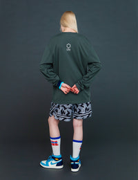 PEAK ARCH LOGO DRY LS TEE (DARK GRAY) - CandyHoop