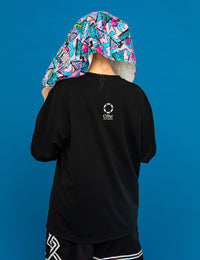 PEAK ARCH LOGO DRY LS TEE (BLACK) - CandyHoop