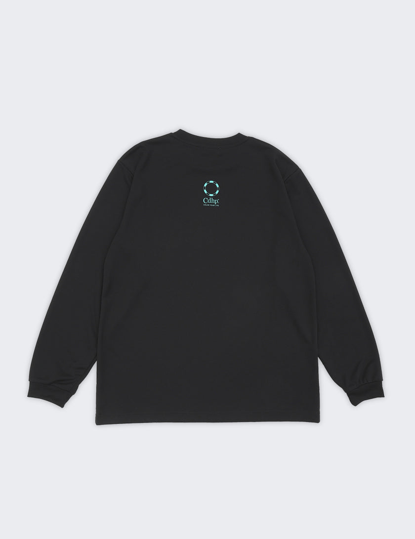 SUGER RUSH DRY LS TEE (BLACK)