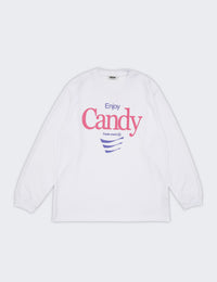 SUGER RUSH DRY LS TEE (WHITE)