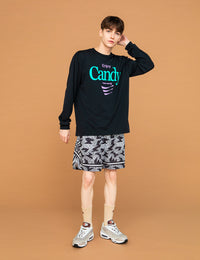 SUGER RUSH LS TEE (BLACK) - CandyHoop