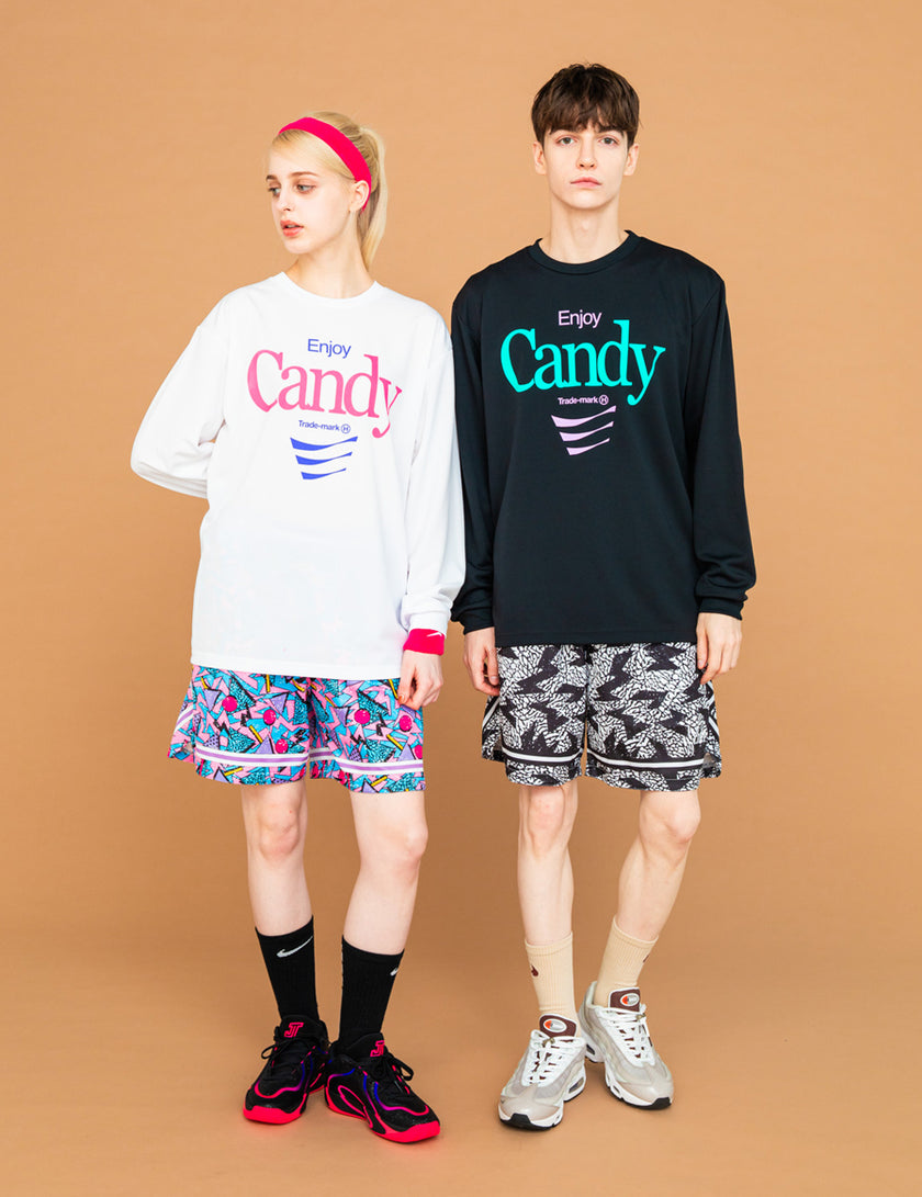 SUGER RUSH LS TEE (BLACK) - CandyHoop