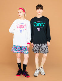SUGER RUSH LS TEE (WHITE) - CandyHoop
