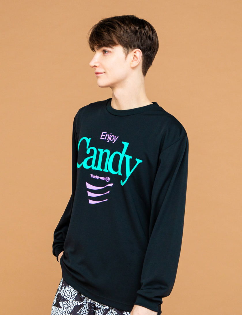 SUGER RUSH LS TEE (BLACK) - CandyHoop