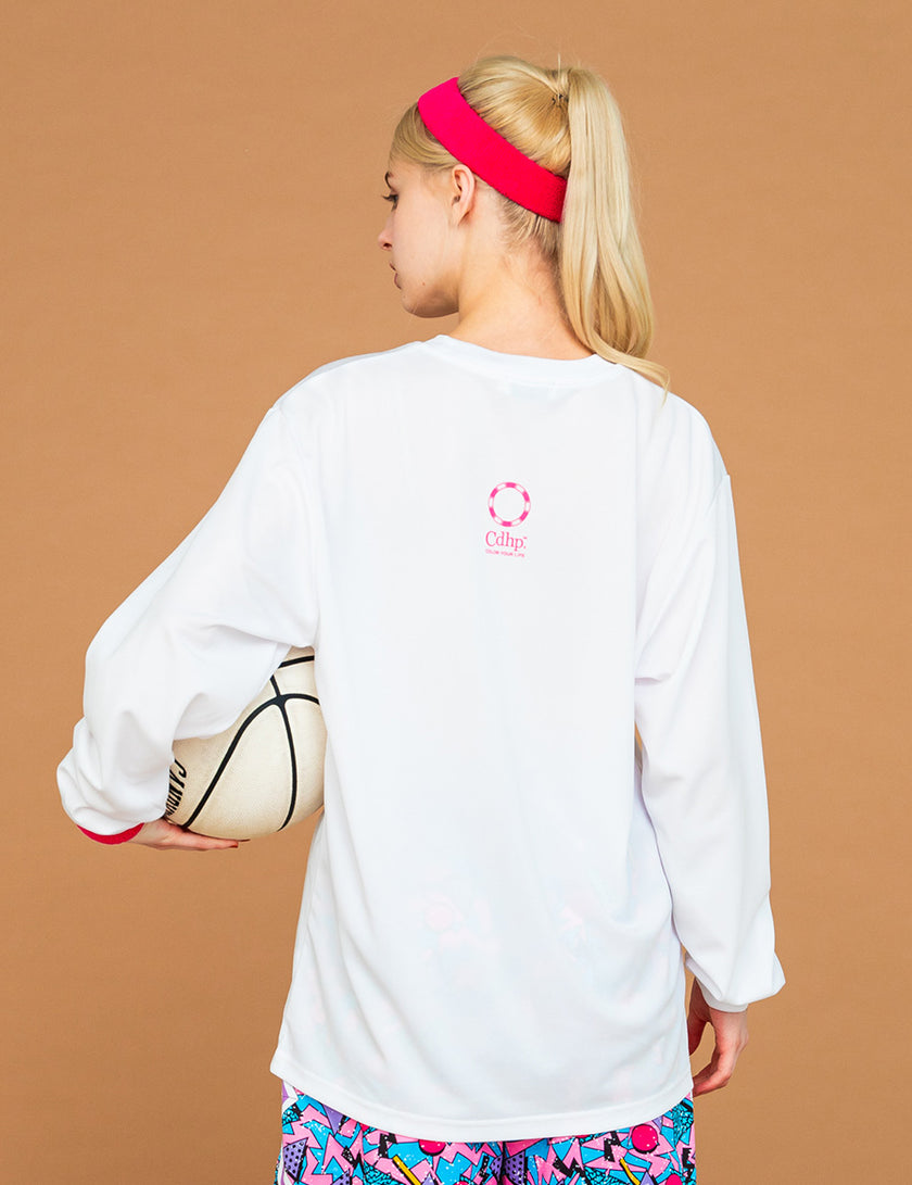 SUGER RUSH LS TEE (WHITE) - CandyHoop