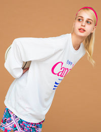 SUGER RUSH LS TEE (WHITE) - CandyHoop