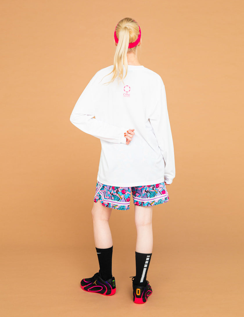 SUGER RUSH LS TEE (WHITE) - CandyHoop