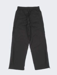 MESH PANEL NYLON PANTS (BLACK)
