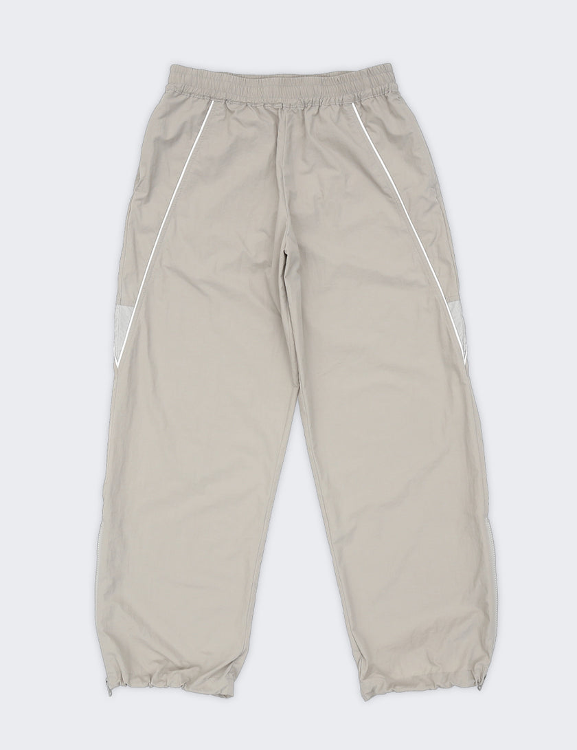 MESH PANEL NYLON PANTS (GRAY)