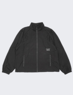 MESH PANEL NYLON JKT (BLACK)