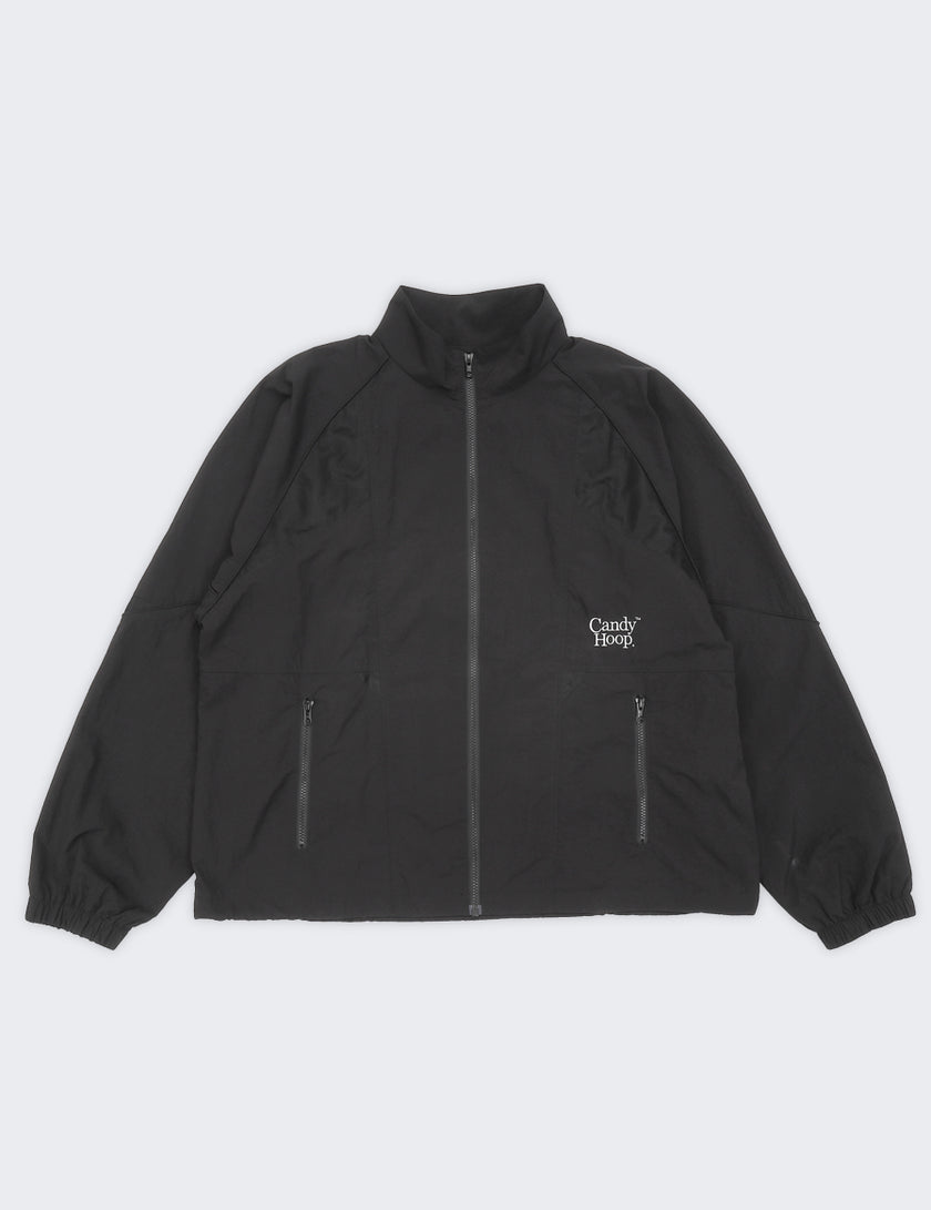 MESH PANEL NYLON JKT (BLACK)