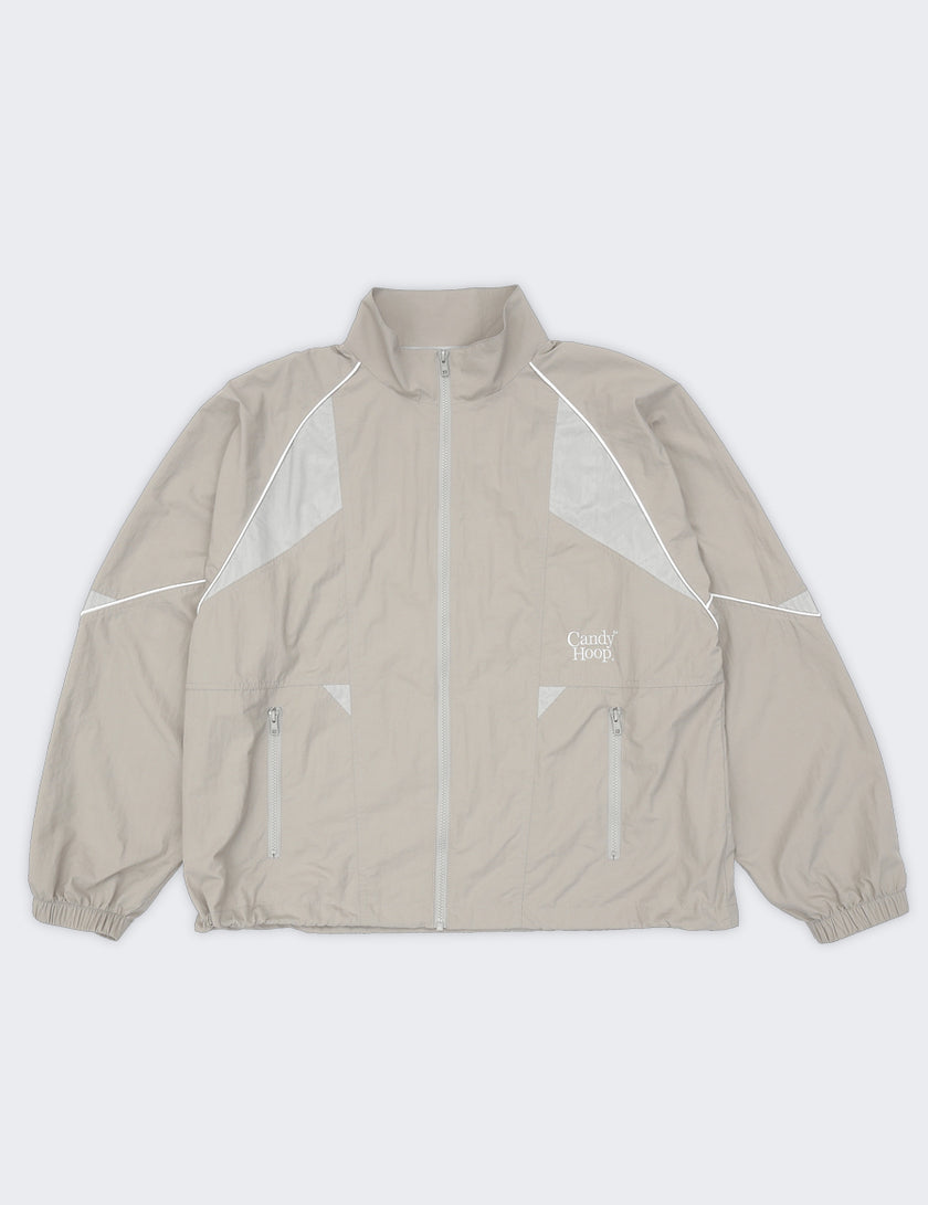 MESH PANEL NYLON JKT (GRAY)