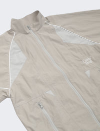 MESH PANEL NYLON JKT (GRAY)