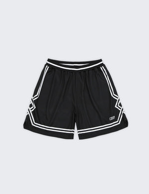 CROSSOVER SHORTS (BLACK) - CandyHoop